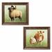 August Grove® 'BFF I & II' 2 Piece Acrylic Painting Print Set Paper | 11 H x 14 W x 1.5 D in | Wayfair E537E6CEE74145D88138392ADA881DC8