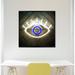 Ebern Designs 'LED Eye' Graphic Art Print Metal in Blue/Gray/Green | 30 H x 30 W x 1.2 D in | Wayfair 4AC22CCE65504ACF8F9FC1912D802315