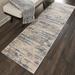 Gray 26 x 0.5 in Area Rug - Williston Forge Comer Abstract Beige/Area Rug Polypropylene | 26 W x 0.5 D in | Wayfair