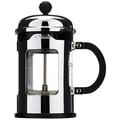 (0.5 Litre, 4 Cup, Shiny) - Bodum Chambord Cafetiere 4 Cup French Press Coffee Maker with Locking Lid Stainless Steel , 500ml