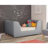 Bodhi Toddler Bed by Second Story Home Upholstered in White | 25 H x 31 W x 55.5 D in | Wayfair 628-176-0101