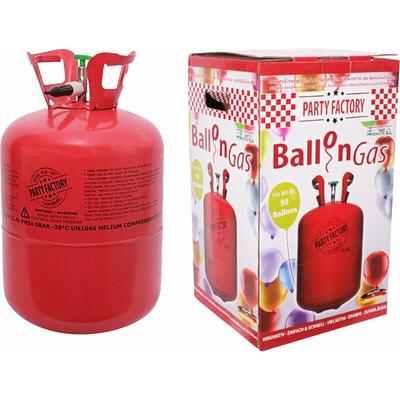 Party Factory - Ballongas Helium für ca. 50 Luftballons 400l inkl. Füllventil