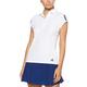 adidas Damen Club 3 Stripes Kurzarm Polo-Shirt, White, M