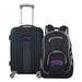 MOJO Black TCU Horned Frogs 2-Piece Luggage & Backpack Set