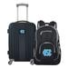 MOJO Black North Carolina Tar Heels 2-Piece Luggage & Backpack Set