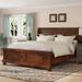 Lark Manor™ Churchwell Low Profile Storage Sleigh Bed Wood in Brown | 56 H x 64.75 W x 92.25 D in | Wayfair AF52AD7225044713B8D8E6DA295EB1C8