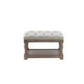 Greyleigh™ Newport Upholstered Storage Bench Polyester in White/Black | 17 H x 36 W x 36 D in | Wayfair 1CBFE8F1BF2147FE9925EA66D5EA89BE