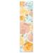 Harriet Bee Townsend Rose Garden Personalized Growth Chart Canvas in Orange/Pink/Blue | 39 H x 10 W in | Wayfair 8A46C091A50F4FAC94A4C1A85A427685