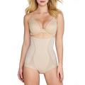 Maidenform Women's Firm Foundations-Hi-Waist Brief Control Knickers, Beige (Latte Lift), M