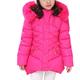 AnKoee Little Girls Jacket Girls Kids Coat Windbreaker Outwear Warm Jackets Outwear Winter Clothes for 3-12 Years Old (120/3-4 Years, Rose-red)