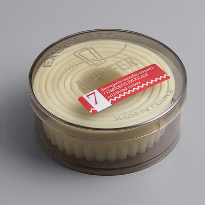 Matfer Bourgeat 150102 7-Piece Exoglass Round Non-Stick Fluted Pastry Cutter Set