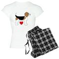 CafePress - Beagle Love - Womens Novelty Cotton Pajama Set, Comfortable PJ Sleepwear