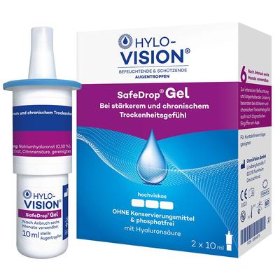 Hylo-Vision SafeDrop Gel Augentropfen 2x10 ml Image