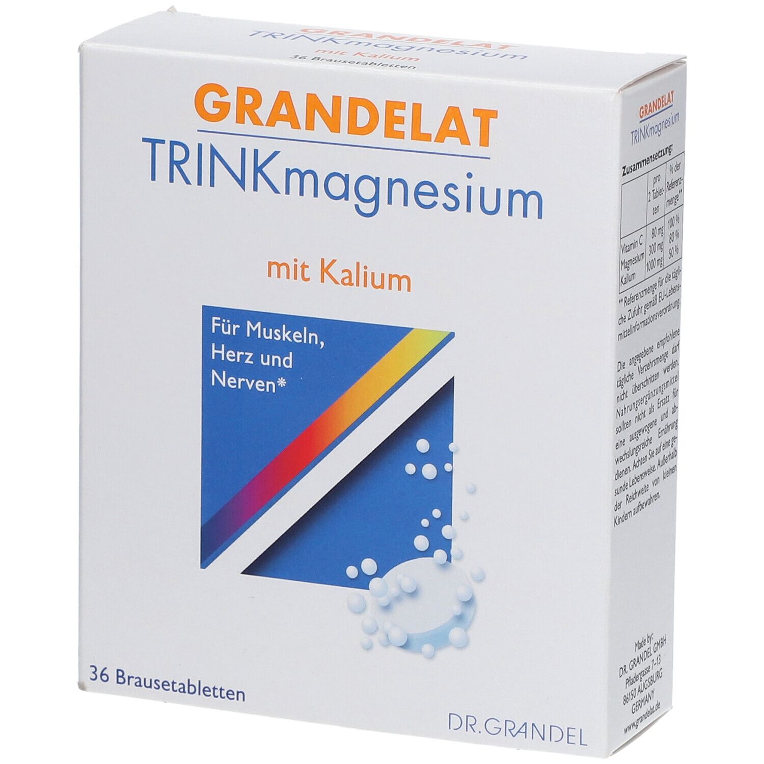 Grandelat TRINKmagnesium Brausetabletten 3x12 St Image