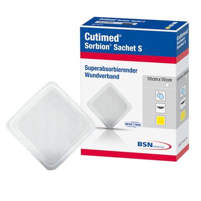 Cutimed Sorbion Sachet S Wundauflage 10x10 cm 24 St Pflaster Image