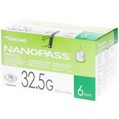 Terumo Nanopass 32,5 Pen Kanüle 0,22x6 mm 100 St Image