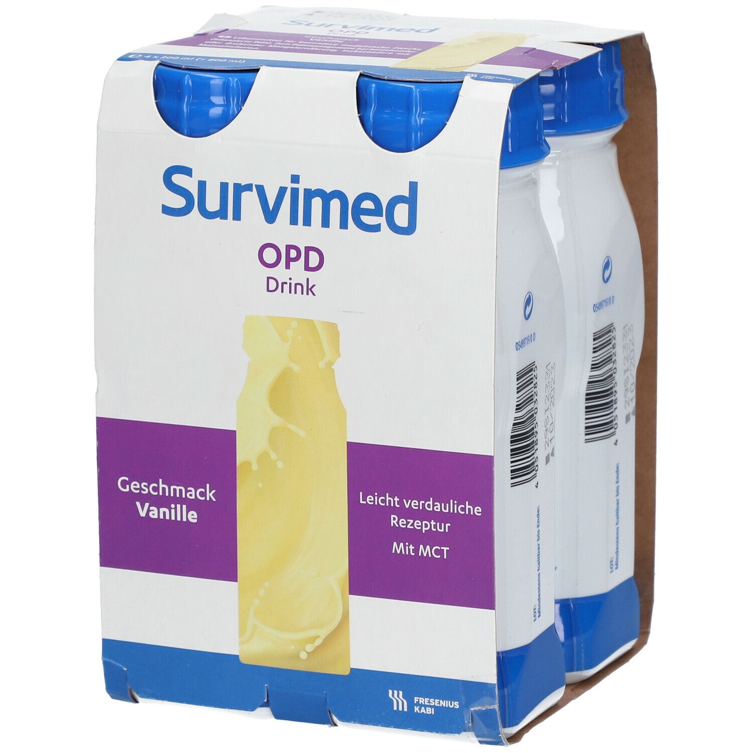 Survimed OPD Drink Vanille Trinkflasche 4x200 ml Flüssigkeit Image