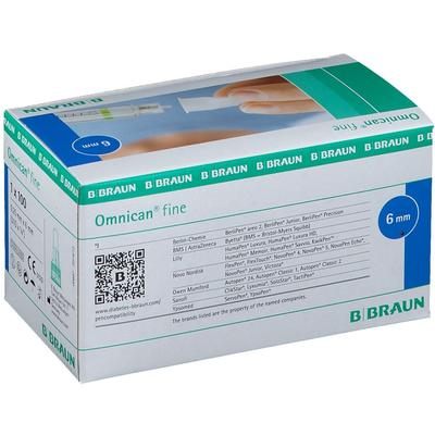 Omnican fine Pen Kanüle 31 G 0,25x6 mm 100 St Image