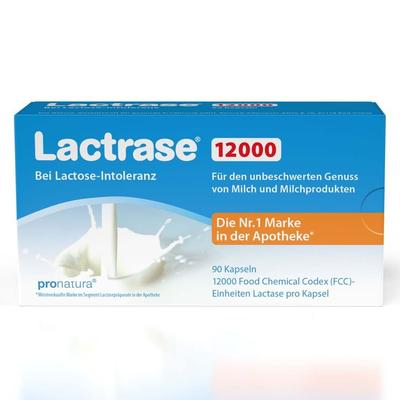Lactrase 12.000 FCC Kapseln 90 St Image