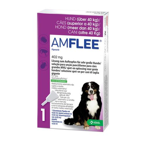 Amflee 402 mg Spot-on Lsg.f.sehr gr.Hunde 40-60kg 3 St Lösung