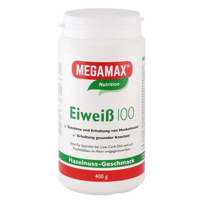 Eiweiss 100 Haselnuss Megamax Pulver 400 g Image