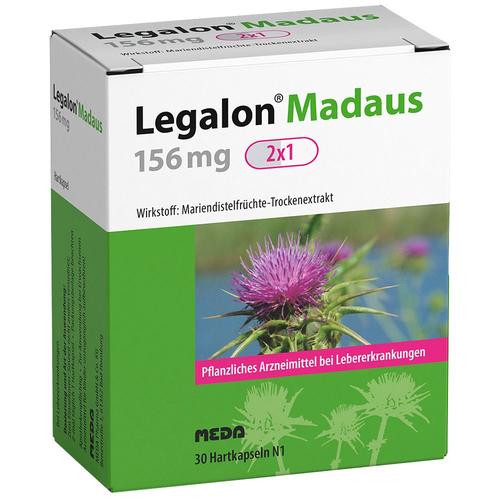 Legalon Madaus 156 mg Hartkapseln 30 St