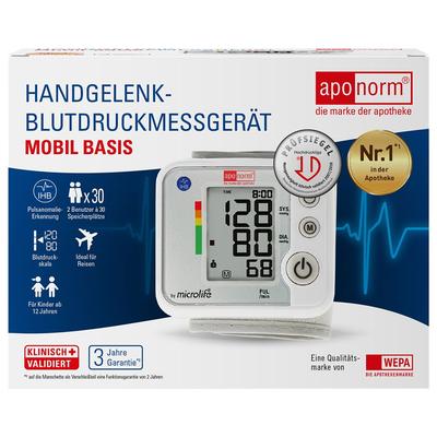 Aponorm Blutdruckmessgerät Mobil Basis Handgelenk 1 St Gerät Image