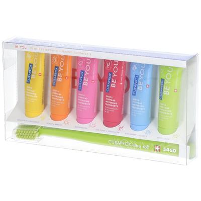 Curaprox be you Mix-Set 6-Zahnpasten+1-Zahnb. 1 St Kombipackung Image