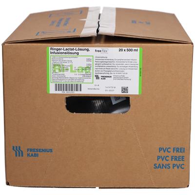 Ringer Lactat Lösung Free Flex 20x500 ml Infusionslösung