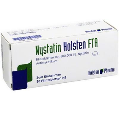 Nystatin Holsten Filmtabletten 50 St Image