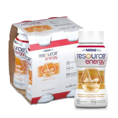 Resource Energy Aprikose 4x200 ml Flüssigkeit Image