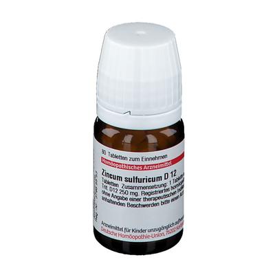 Zincum Sulfuricum D 12 Tabletten 80 St Image
