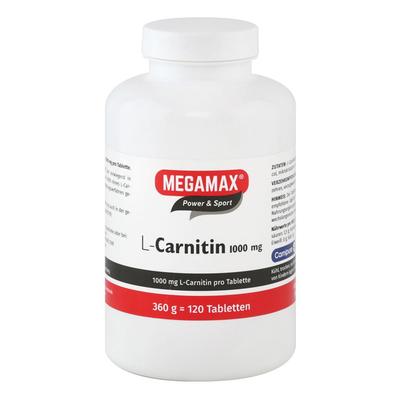 Megamax L-Carnitin 1000 mg Tabletten 120 St Image