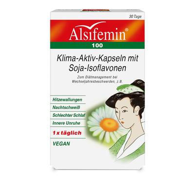 Alsifemin 100 Klima-Aktiv m.Soja 1x1 Kapseln 30 St Image