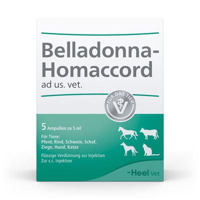 Belladonna Homaccord ad us.vet.Ampullen 5 St Ampullen Image