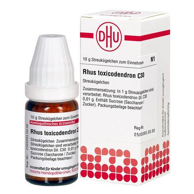 Rhus Toxicodendron C 30 Globuli 10 g Image