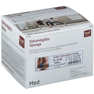 Bort Stabilo Epicondylitis Spange Gr.1 grau 1 St Bandage(s) Image