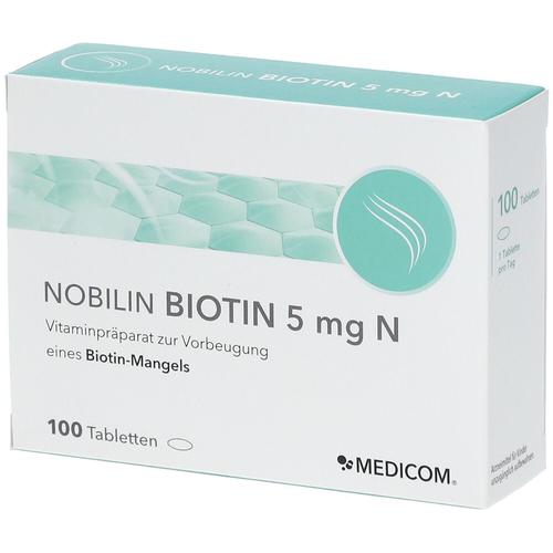 Nobilin Biotin 5 mg N Tabletten 100 St