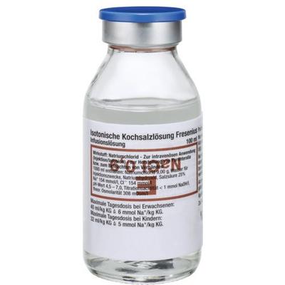 Kochsalzlösung 0,9% Glasfl.Fresenius 10x100 ml Infusionslösung