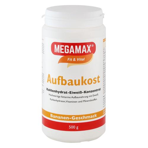 Megamax Aufbaukost Banane Pulver 500 g