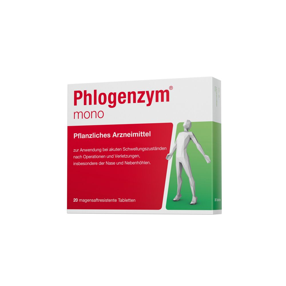 Phlogenzym mono magensaftresistente Tabletten 20 St magensaftresistent Image