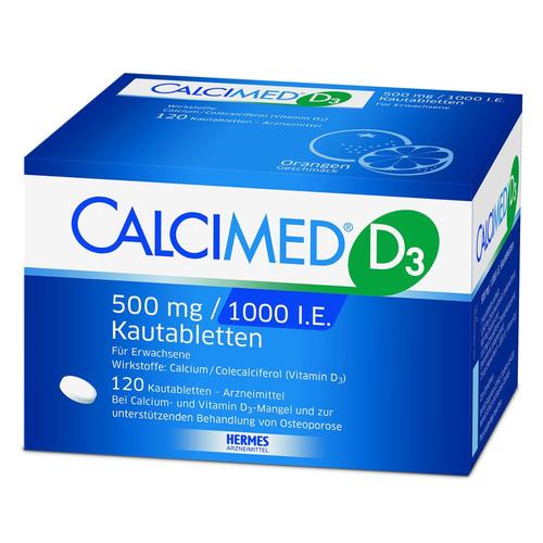 Calcimed D3 500 mg/1000 I.e. Kautabletten 120 St