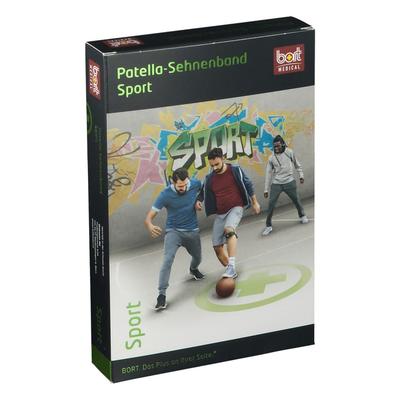 Bort Patella-Sehnenband Sport Gr.1 schwarz/grün 1 St Bandage(s) Image
