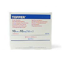 Topper Schlitzkompr.10x10 cm steril 50x2 St Kompressen Image