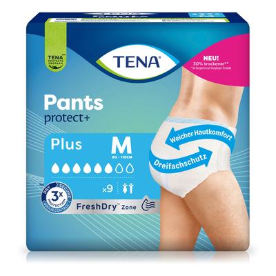 Tena Pants Plus M bei Inkontinenz 9 St Einweghosen Image