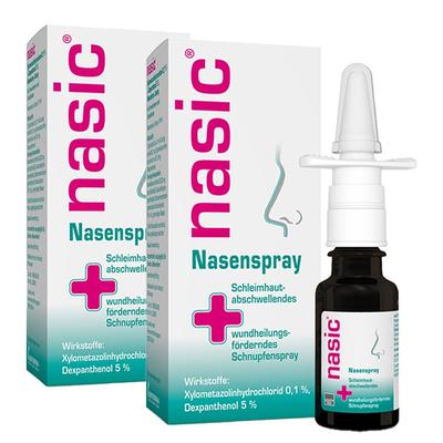 Nasic Nasenspray Set Doppelpack 2x10 ml Spray Image