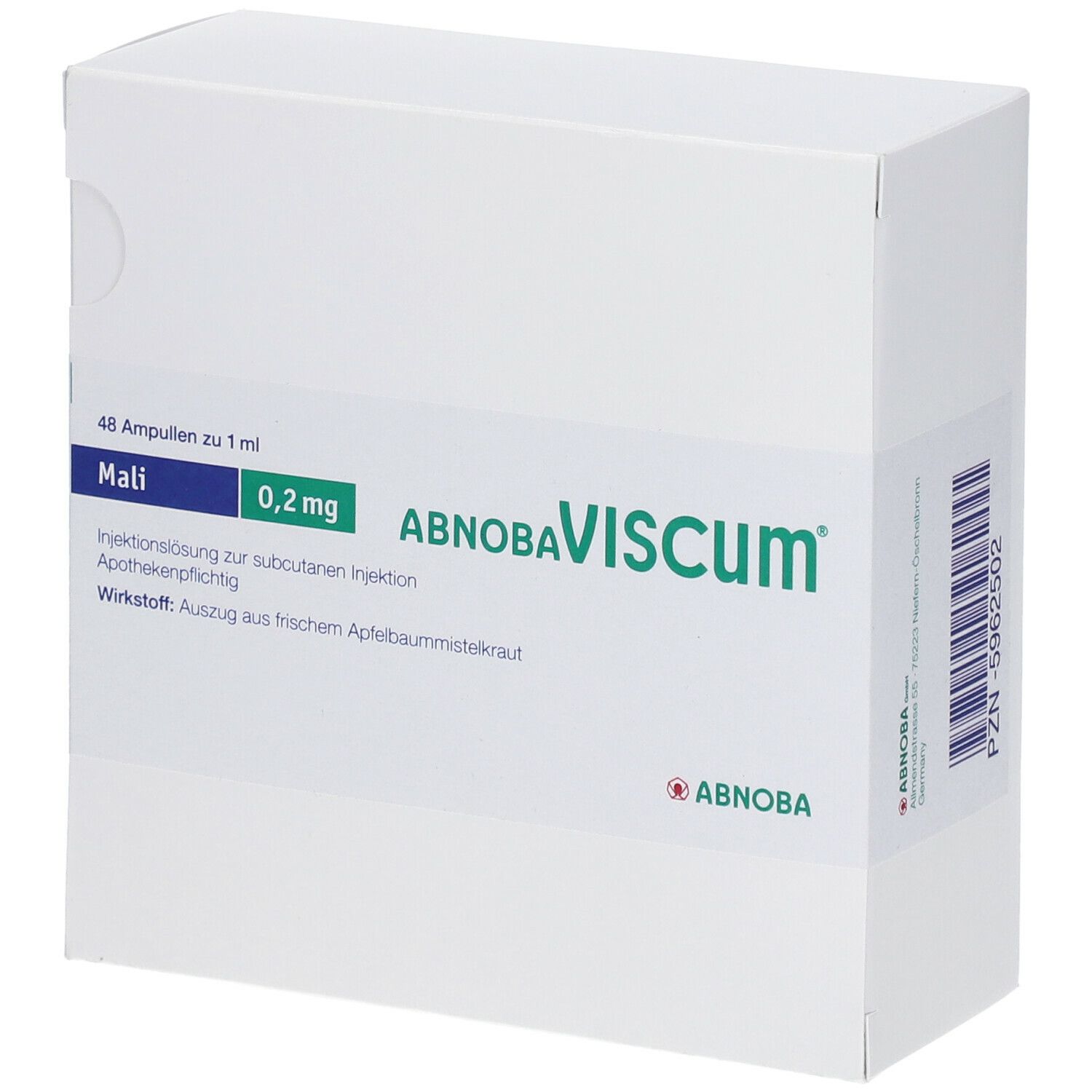 Abnobaviscum Mali 0,2 mg Ampullen 48 St Image