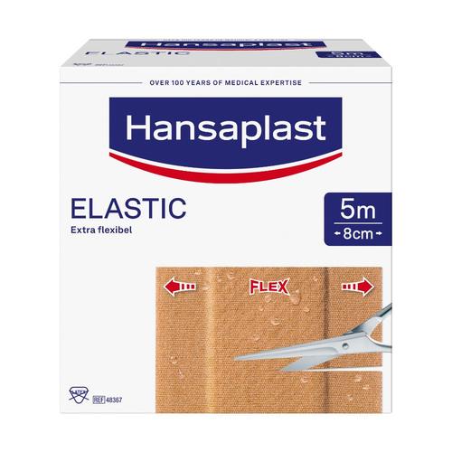 Hansaplast Elastic Pflaster 8 cmx5 m 1 St