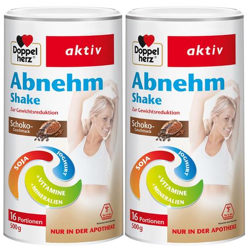 Doppelherz Abnehm SHA Scho 2x500 g Pulver