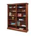 MacKenzie-Dow English Pub 64" H x 48" W Solid Wood Standard Bookcase Wood in Brown | 64 H x 48 W x 13 D in | Wayfair 1-7200_Porter